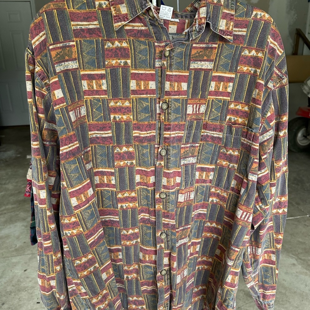 Vintage 90s Multicolor Men's Shirt